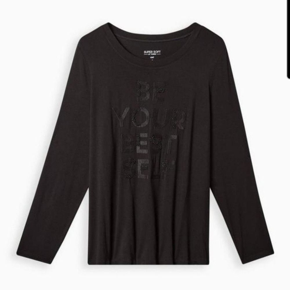 Torrid Black Long Sleeve Tee